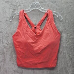Thrive Société Endure Bra Tank Womens Large Athletic Top Perforated Workout Yoga